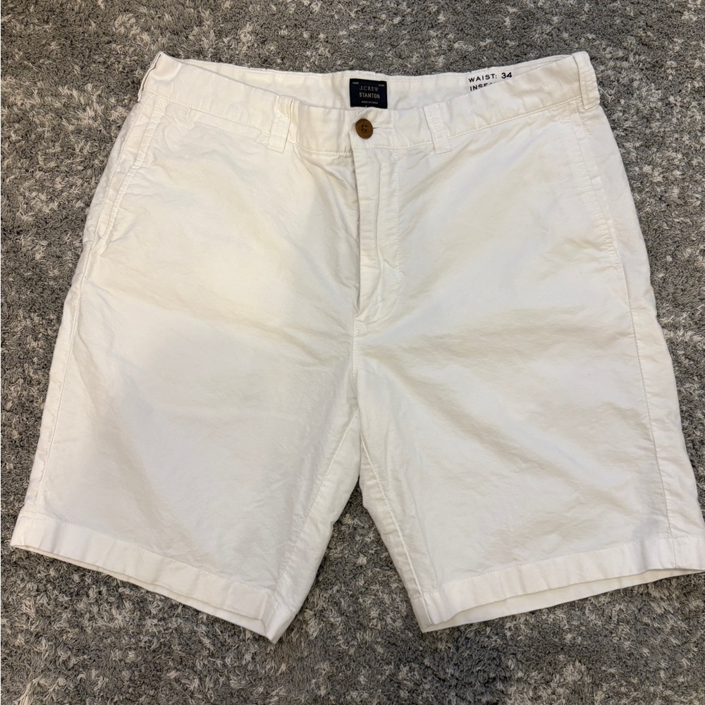 J. Crew Stanton Men’s White Khaki Shorts